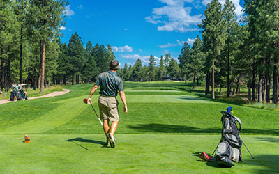 Golfing